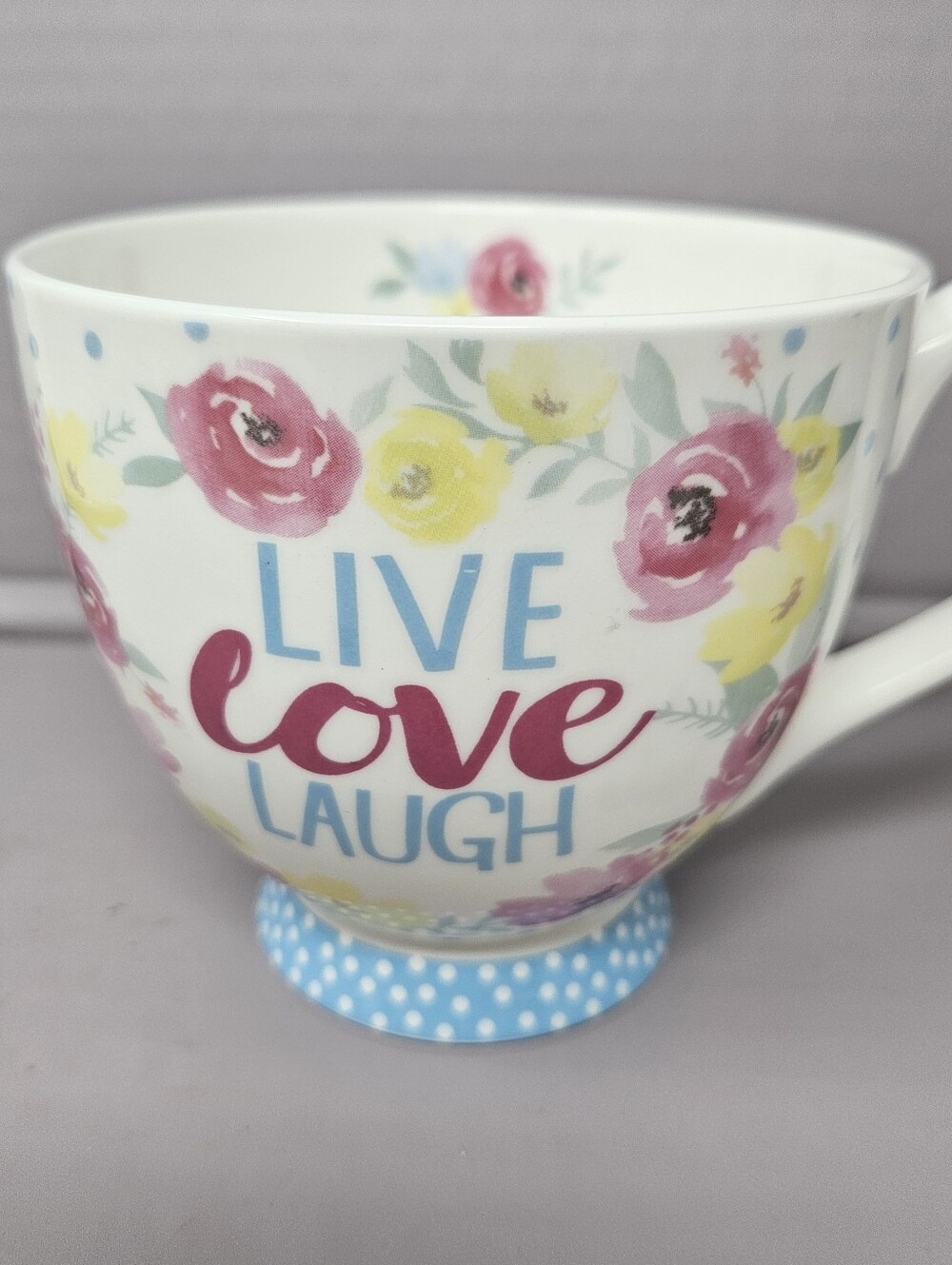 Portobello cup Live Love Laugh Coffee Mug Cappuccino Mug